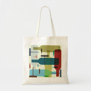 Tote Bag Conception de bouteille de vin
