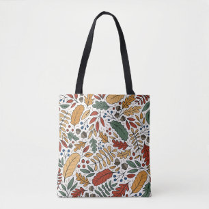 Tote Bag Conception de Carré feuille couleur automne