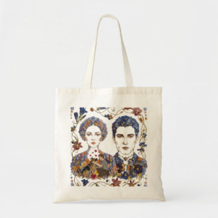 Tote Bag Conception de couple Floral Love & Nature Boho W