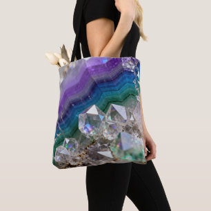 Tote Bag Conception de cristal vibrant de fusion de quartz
