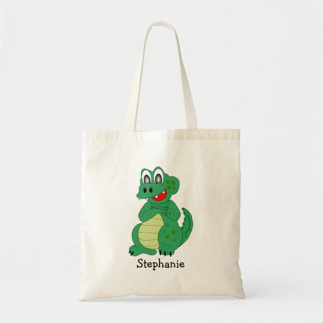 Tote Bag Conception de crocodile (Devant)