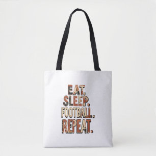 Tote Bag Conception de fan de football vintage Graphique