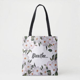 Tote Bag Conception de fleurs de roses roses aquarelle Ball