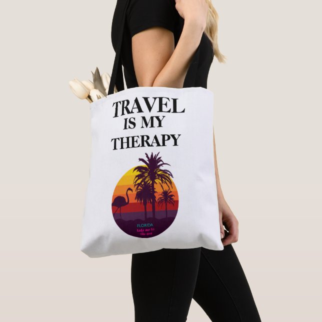 Tote Bag Conception de la thérapie de VOYAGE (De près)