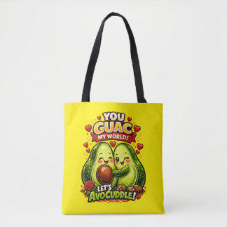 Tote Bag Conception de l'amour de la Saint-Valentin de l'av
