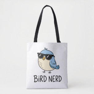 Tote Bag Conception de l'observation des oiseaux Kawaii