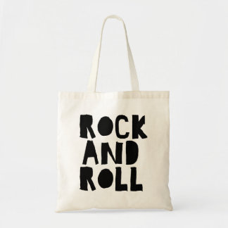 Tote Bag conception de logo gras rock and roll