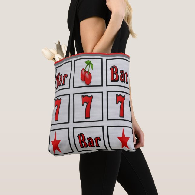 Tote Bag Conception de machine à sous de casino de Las (De près)