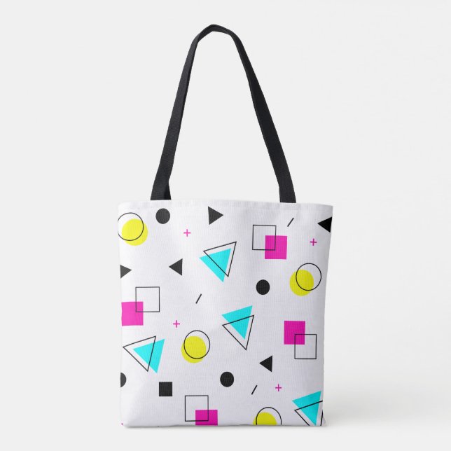 Tote Bag Conception de Memphis (Dos)