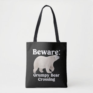 Tote Bag Conception de panneau de signalisation de traversé
