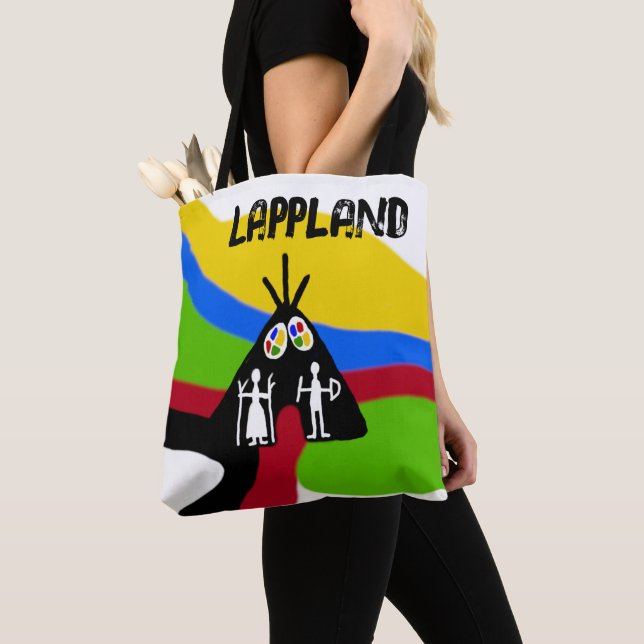 Tote Bag Conception de samisk sous-barre (De près)