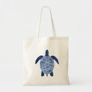 Tote Bag Conception de tortues marines à Indigo