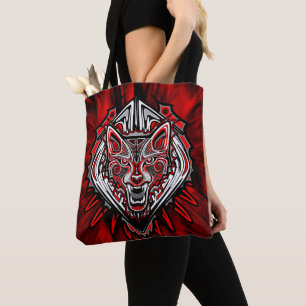 Tote Bag Conception de totem tribal Haida Loup