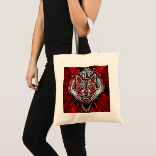 Tote Bag Conception de totem tribal Haida Loup