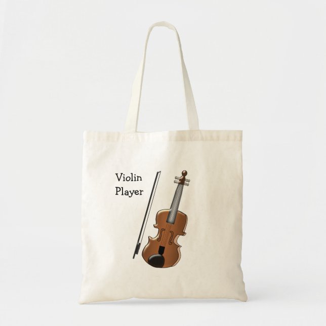 Tote Bag Conception de violon (Devant)