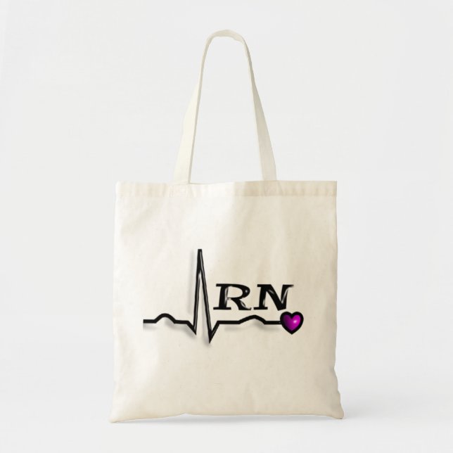 Tote Bag Conception des cadeaux QRS de l'infirmier autorisé (Devant)