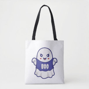 Tote Bag Conception d'illustration de fantôme drôle et effr