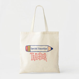 Tote Bag Conception du crayon enseignant de l'éducation spé