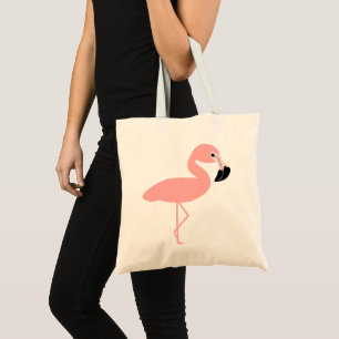 Tote Bag Conception Flamant rose