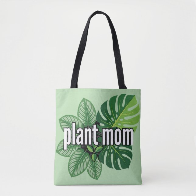Tote Bag Conception Graphique Botanique Moderne (Devant)