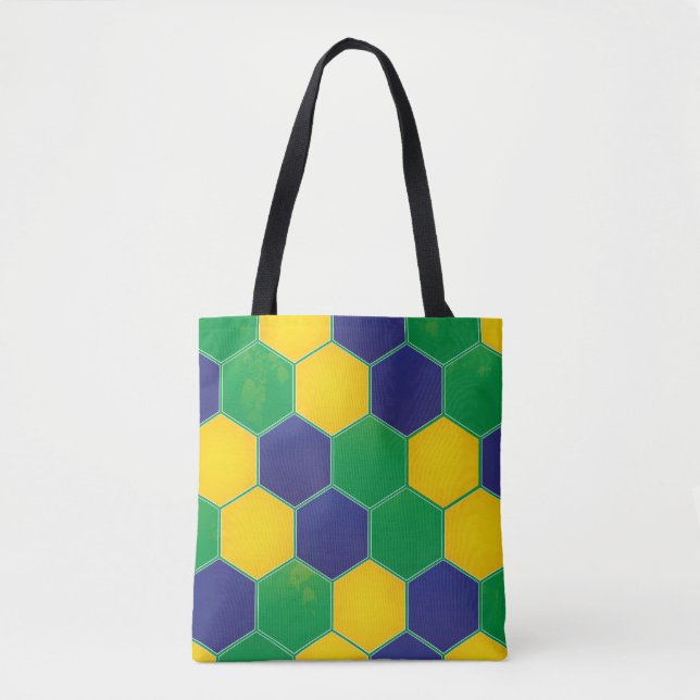 Tote Bag Conception hexagonale du Brésil (Devant)