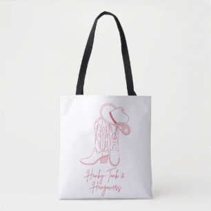 Tote Bag Conception Honky Tonk et Gueule de Bois   Bottes d