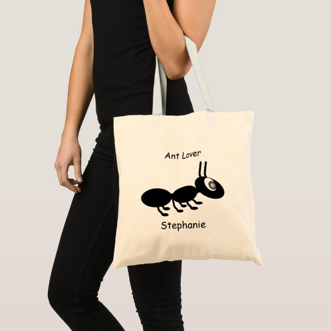 Tote Bag Conception personnalisée de fourmi (Devant (produit))