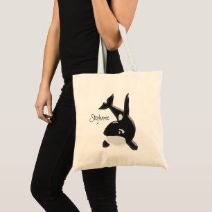 Tote Bag Conception personnalisée de la baleine tueuse