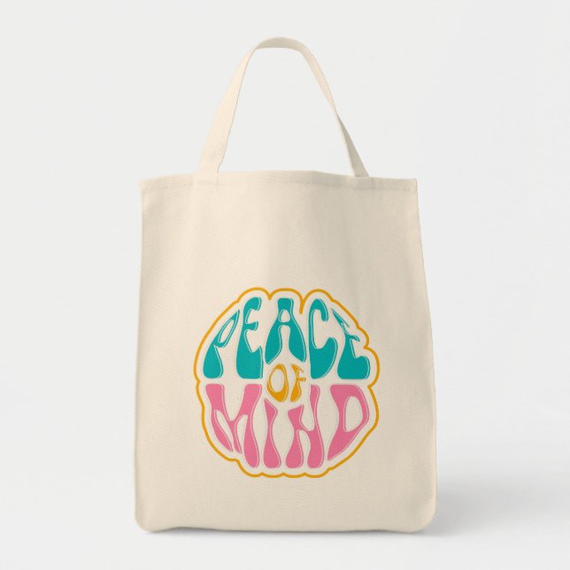 Tote Bag conception pour la tranquillité d'esprit (Devant)