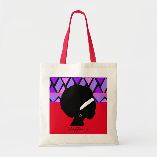 Tote Bag Conception tribale des femmes africaines (Devant)