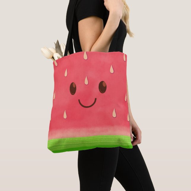 Tote Bag Conceptions de doux Watermelon Smile (De près)
