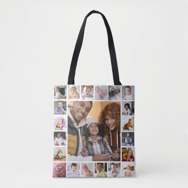 Tote Bag Concevez votre propre collection photo 21 (Devant)