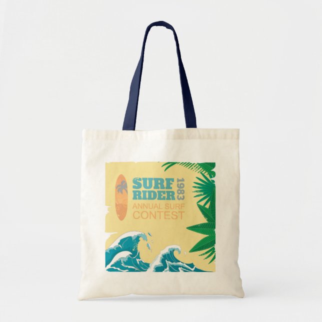 Tote Bag Concours |1983 de surf de cavalier de surf (Devant)