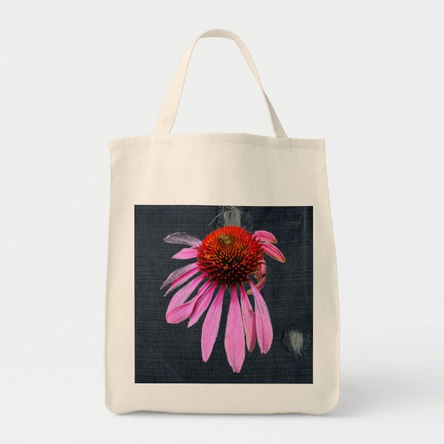 Tote Bag Coneflower on Denim Coordination Items (Devant)