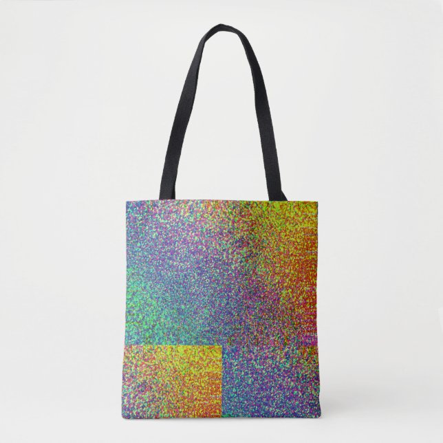 Tote Bag Confetti arc-en-ciel (Devant)