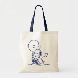 Tote Bag Confort et sécurité   Charlie & Snoopy Hug