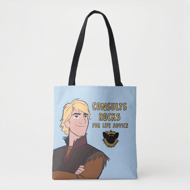 Tote Bag Congelé 2 | Kristoff "Consults Rocks" (Devant)