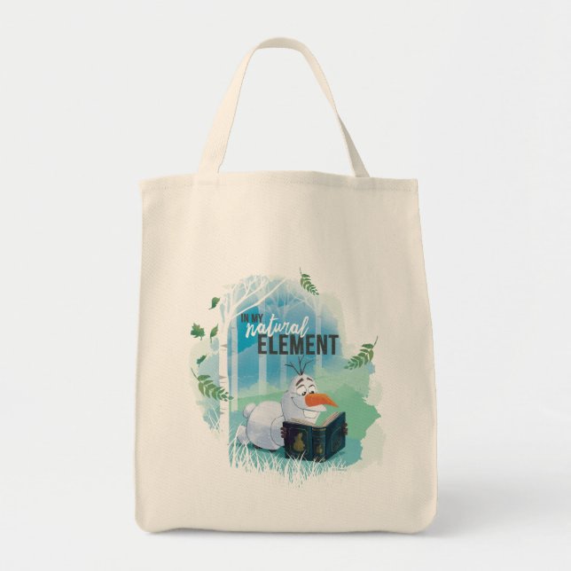 Tote Bag Congelé 2 : Olaf | Dans Mon Élément Naturel (Devant)