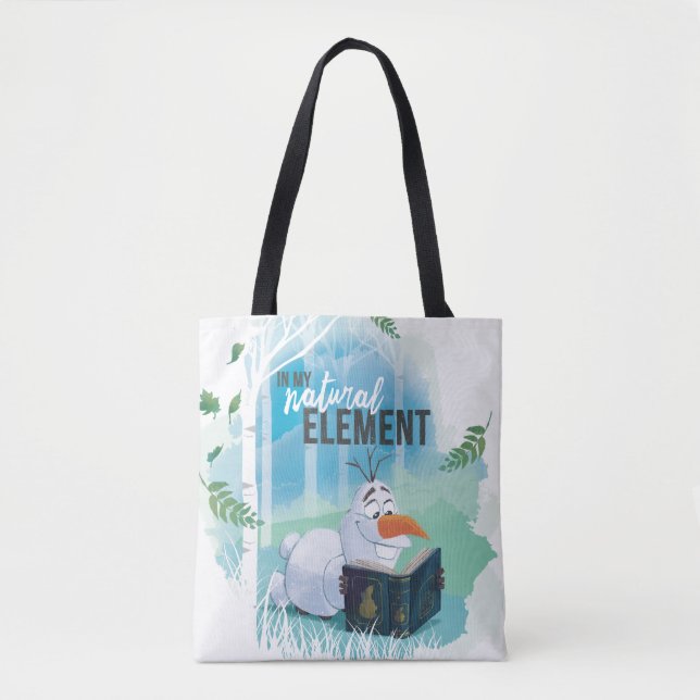 Tote Bag Congelé 2 : Olaf | Dans Mon Élément Naturel (Devant)