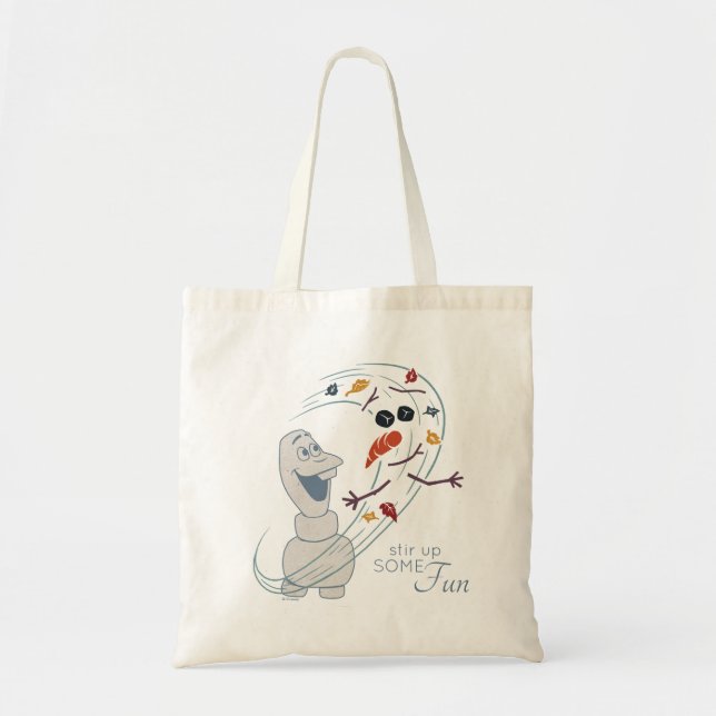 Tote Bag Congelé 2 : Olaf Et Le Vent (Devant)