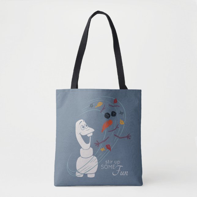 Tote Bag Congelé 2 : Olaf Et Le Vent (Devant)