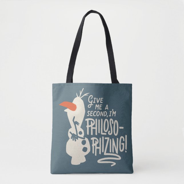 Tote Bag Congelé 2 : Olaf | Je suis Philosophistique ! (Devant)