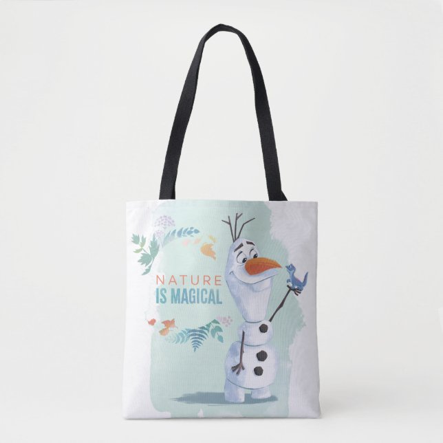 Tote Bag Congelé 2 : Olaf | La Nature est magique (Devant)