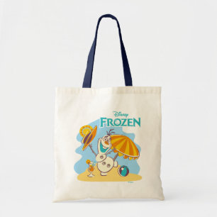 Tote Bag Congelé   Olaf Jouer sur la plage