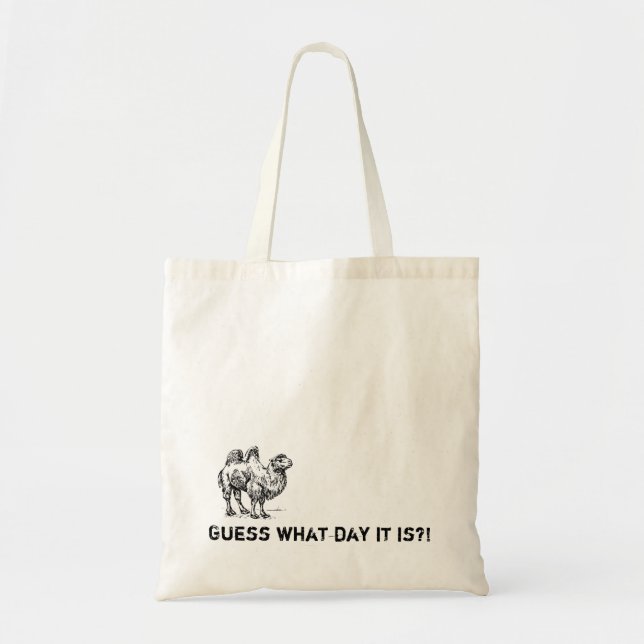 Tote Bag Conjecture quel jour c'est ? ! Cru Fourre-tout de (Devant)