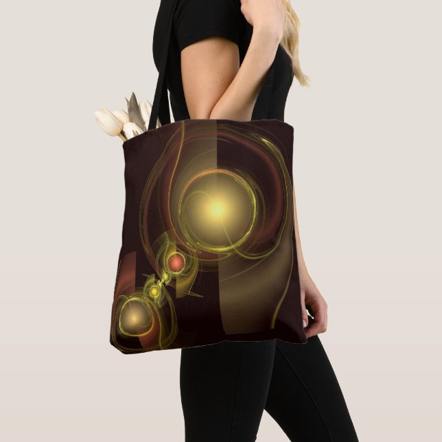 Tote Bag Connexion intime Art Abstrait (De près)