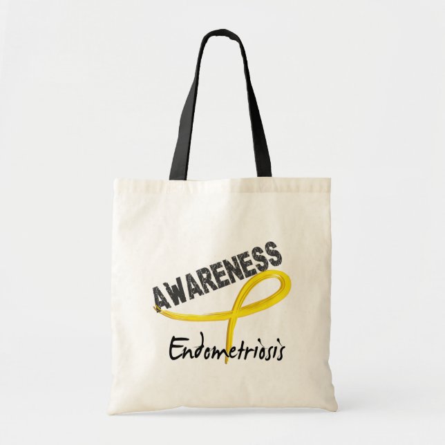 Tote Bag Conscience 3 d'endométriose (Devant)