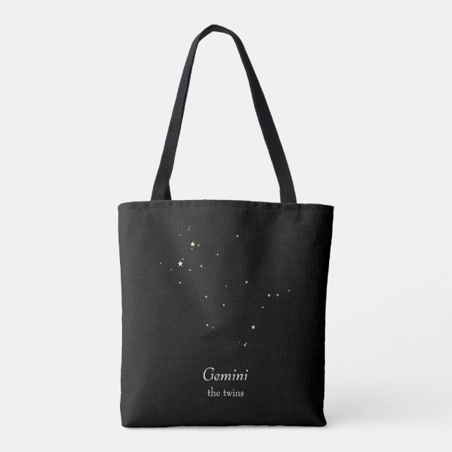 Tote Bag Constellation de Gemini (Dos)