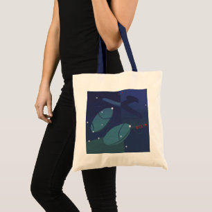 Tote Bag Constellation de la Balance Zodiaque Vintage Astro