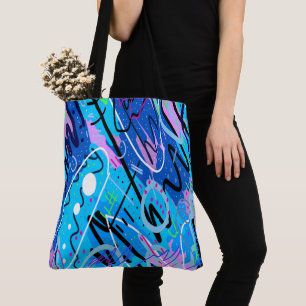Tote Bag Constellations Art Abstrait